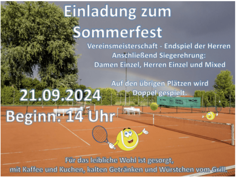 Sommerfest auf der Anlage
